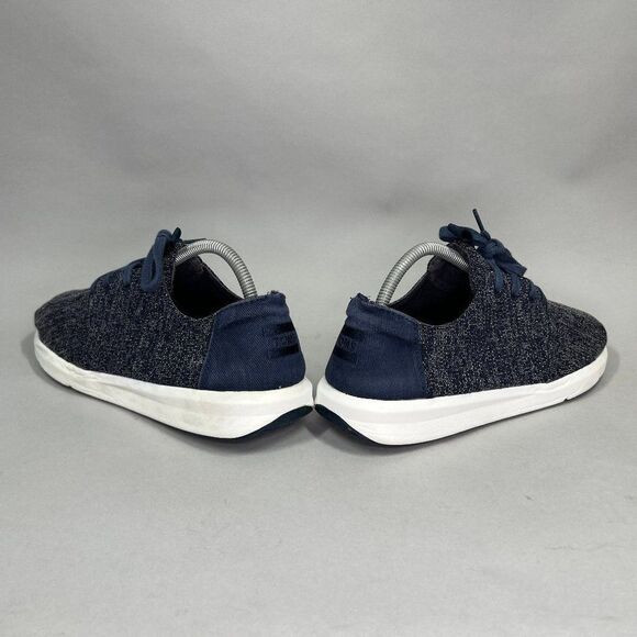 Toms Men's Size 10 Del Ray Blue Denim Lace Up Sneakers - Picture 6 of 11